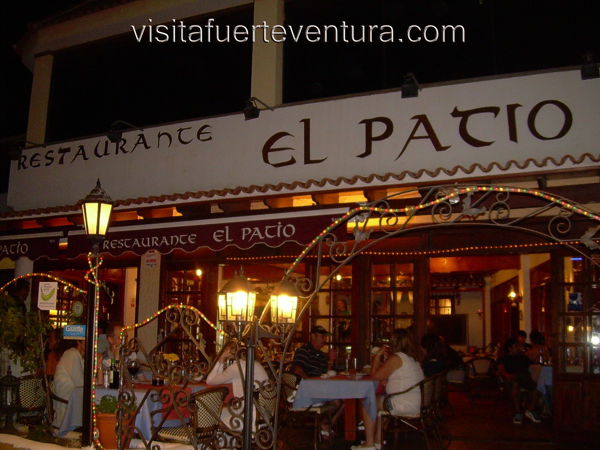Restaurante El Patio, Caletad e Fuste, Fuerteventura.